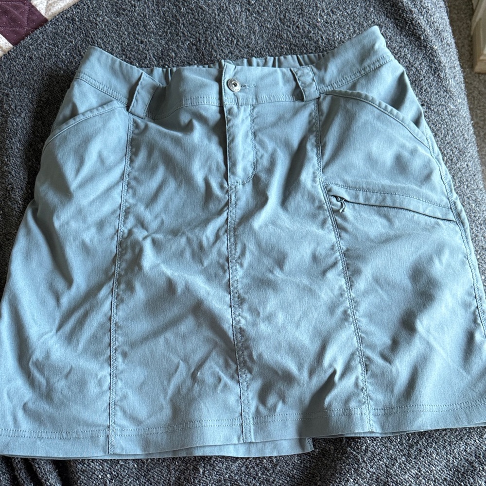 Duluth Trading Co Women's Teal Mini Skort